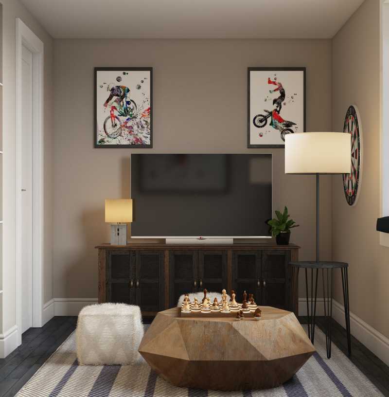 Classic, Classic Contemporary Living Room Design by Havenly Interior Designer Sara