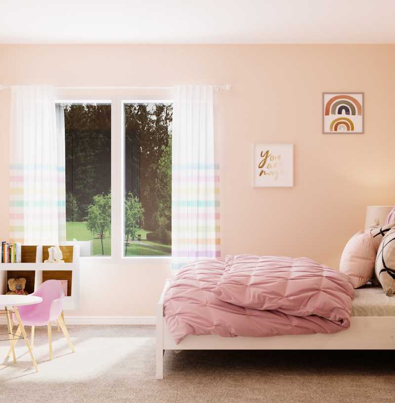 Midcentury Modern, Minimal Bedroom Design by Havenly Interior Designer Dipti