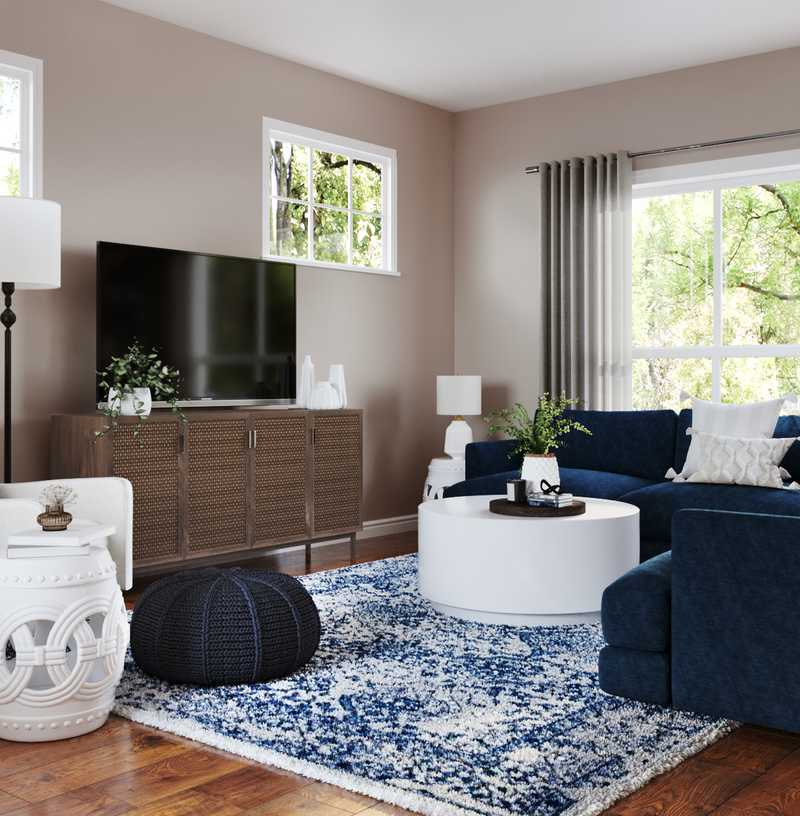 Classic, Coastal, Traditional, Farmhouse, Transitional Dining Room Design by Havenly Interior Designer Lisa