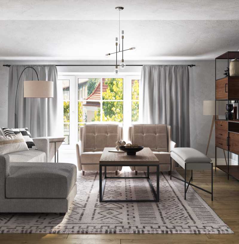 Scandinavian Living Room Design by Havenly Interior Designer Gonzalo