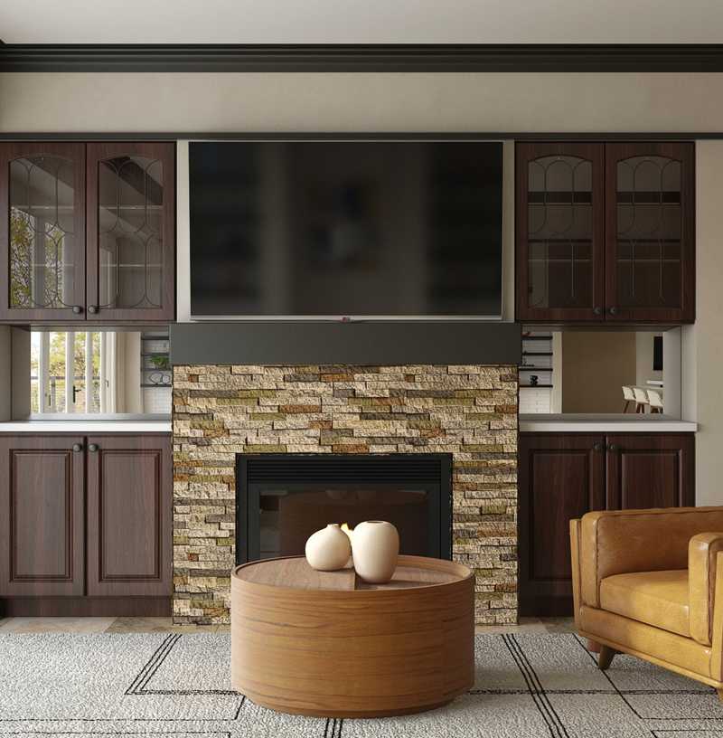 Modern, Minimal Living Room Design by Havenly Interior Designer Katrina