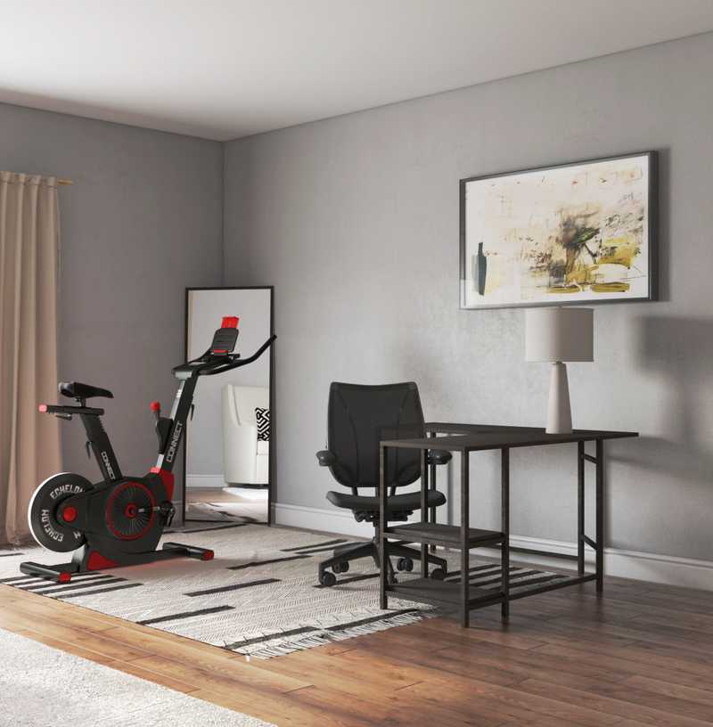 Modern, Classic Office Design by Havenly Interior Designer Julia