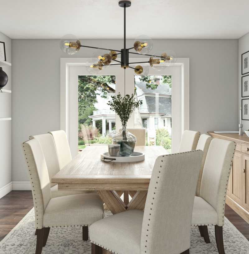 Modern, Farmhouse Dining Room Design by Havenly Interior Designer Briana