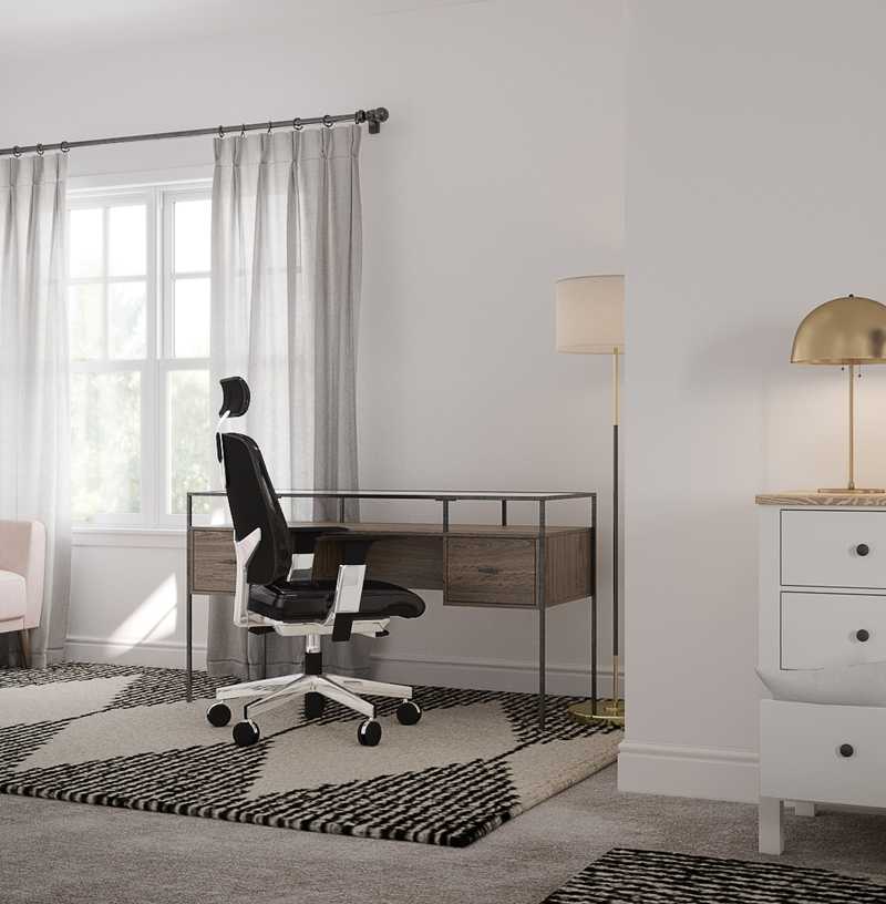 Modern, Bohemian, Midcentury Modern Bedroom Design by Havenly Interior Designer Dipti