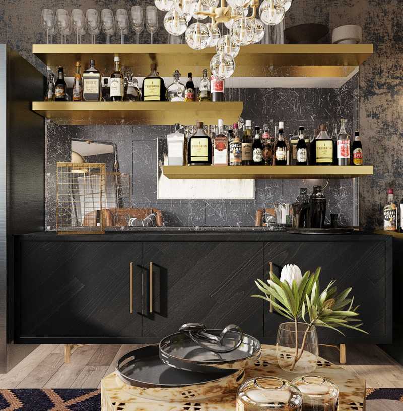 Contemporary, Glam Not Sure Yet Design by Havenly Interior Designer Melisa