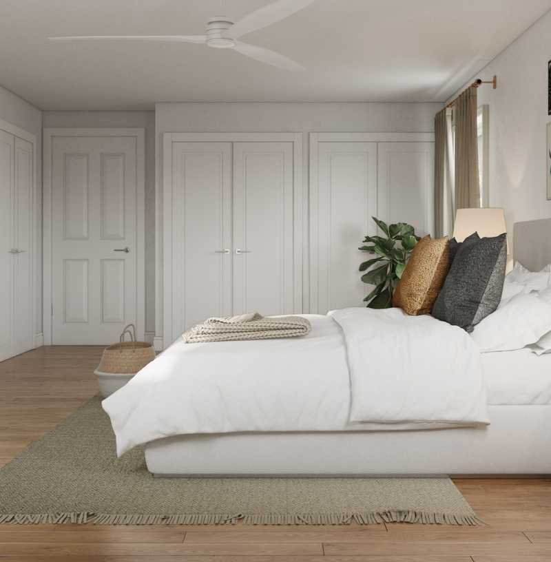 Contemporary, Modern, Midcentury Modern Bedroom Design by Havenly Interior Designer Sarah
