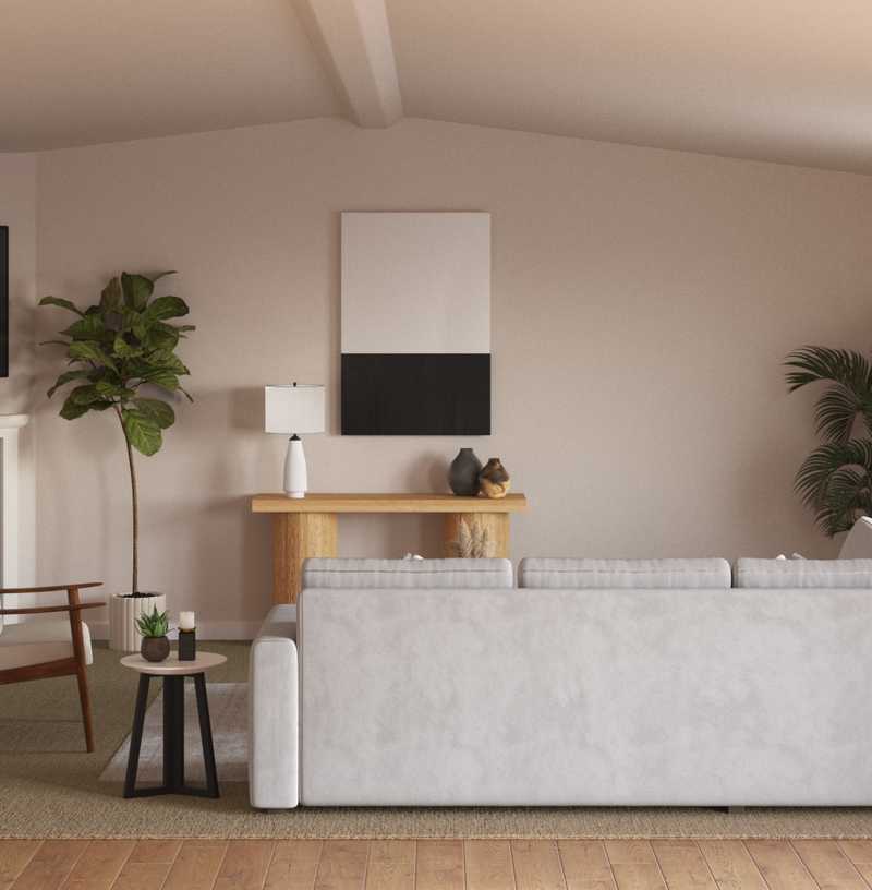 Modern, Minimal Living Room Design by Havenly Interior Designer Andrea