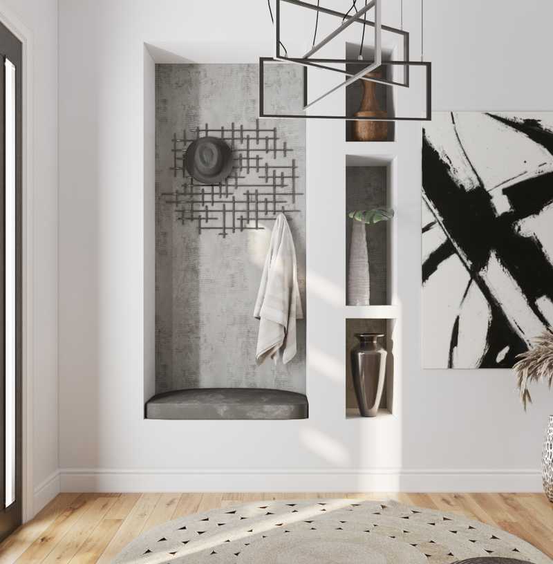 Contemporary, Modern Entryway Design by Havenly Interior Designer Kheirieh