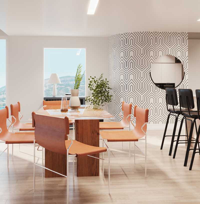 Contemporary, Minimal Dining Room Design by Havenly Interior Designer Catalina