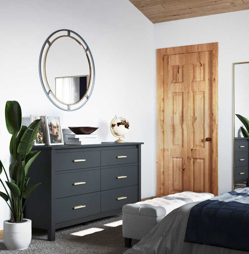 Midcentury Modern Bedroom Design by Havenly Interior Designer Cathrine