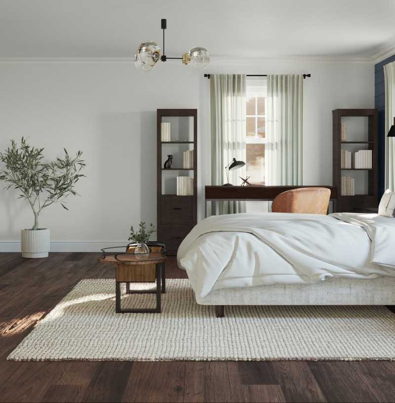 Industrial, Farmhouse, Transitional Bedroom Design by Havenly Interior Designer Astrid