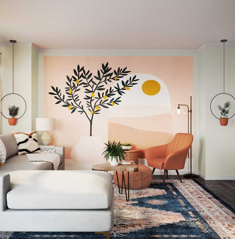 Modern, Bohemian Not Sure Yet Design by Havenly Interior Designer Ashley