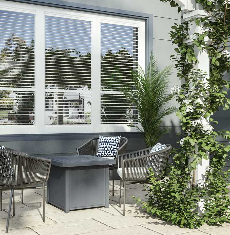 Industrial, Rustic Outdoor Space Design by Havenly Interior Designer Chanel