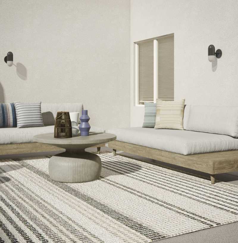 Modern, Coastal Outdoor Space Design by Havenly Interior Designer Maria