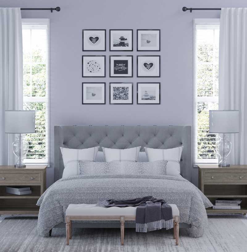 Classic, Coastal, Farmhouse, Transitional Bedroom Design by Havenly Interior Designer Kristina
