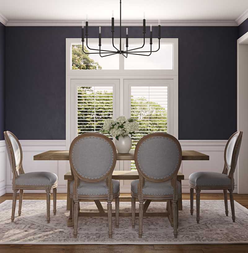 Modern, Classic, Farmhouse, Transitional Dining Room Design by Havenly Interior Designer Caitlin