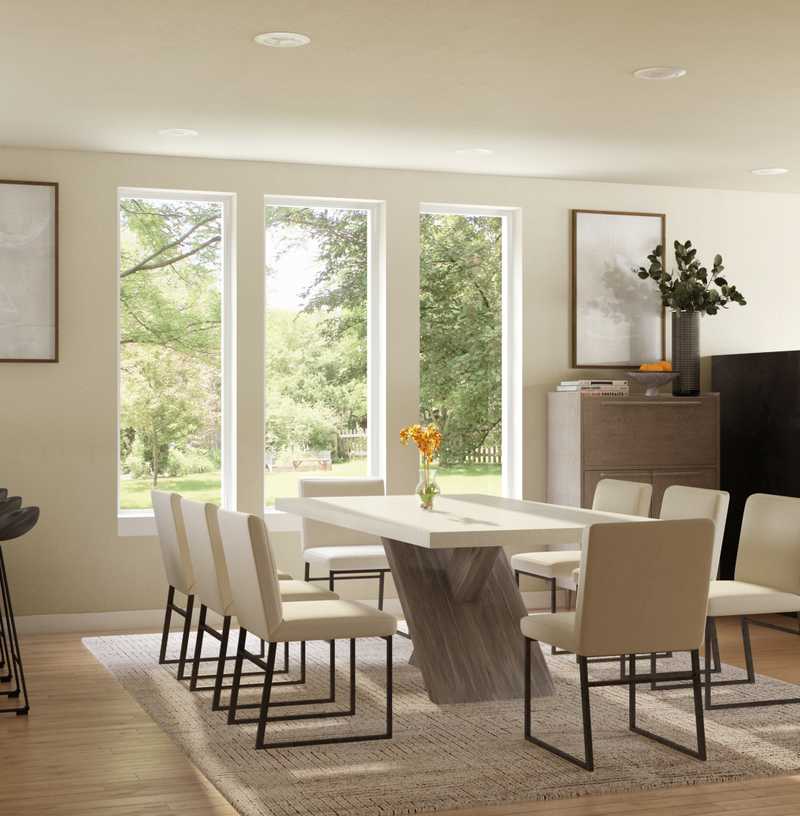 Contemporary, Modern Dining Room Design by Havenly Interior Designer Freddi