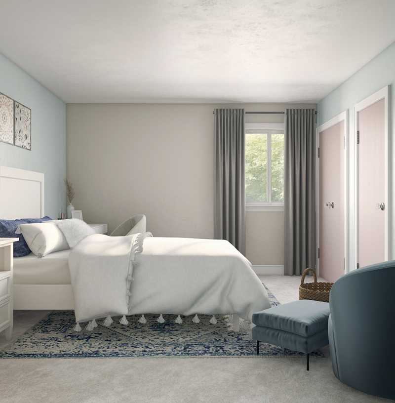 Modern, Eclectic, Bohemian Bedroom Design by Havenly Interior Designer Mariela