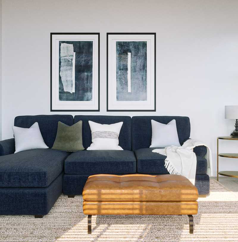 Modern, Classic, Minimal Living Room Design by Havenly Interior Designer Sarah