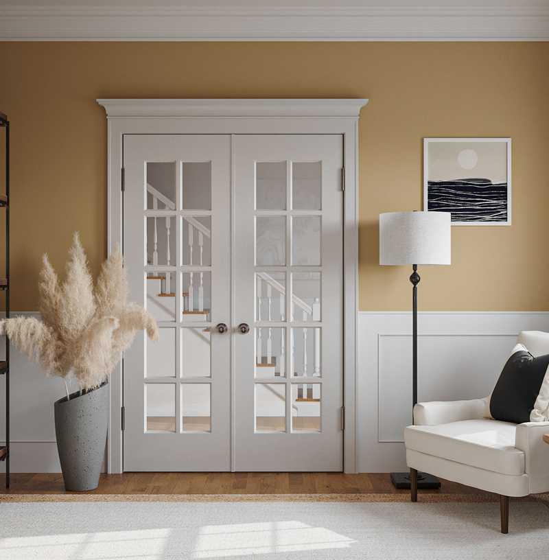 Farmhouse, Rustic Office Design by Havenly Interior Designer Haley