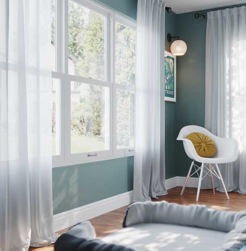 Bohemian, Midcentury Modern Bedroom Design by Havenly Interior Designer Hadasa