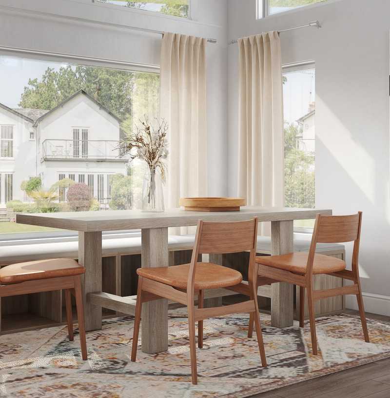 Midcentury Modern, Scandinavian Dining Room Design by Havenly Interior Designer Abril