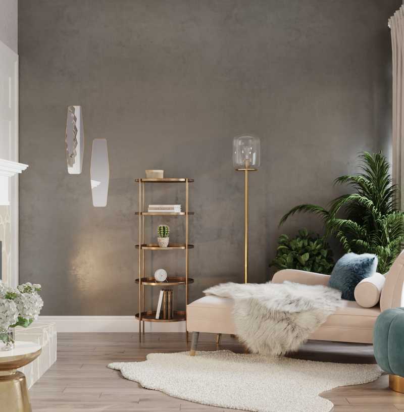 Contemporary, Modern, Glam Bedroom Design by Havenly Interior Designer Angelica