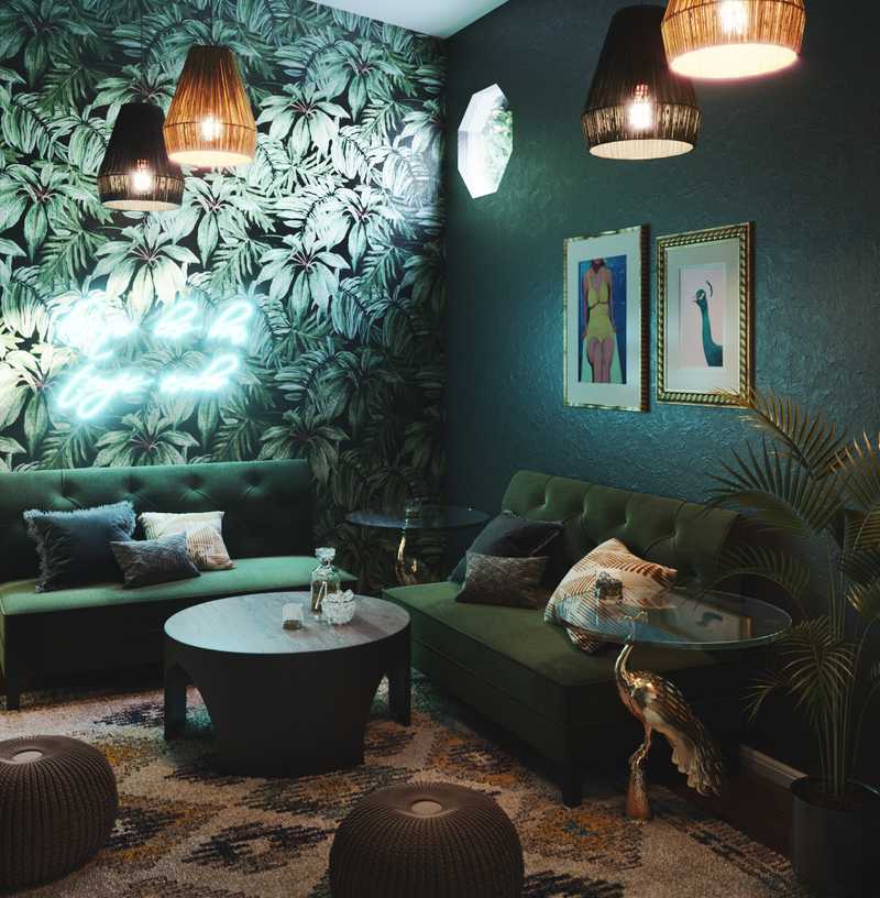 Eclectic, Bohemian, Glam Not Sure Yet Design by Havenly Interior Designer Ashlyn