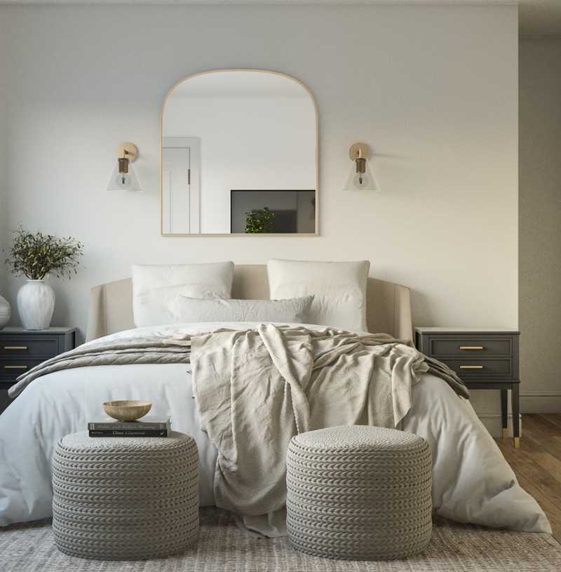 Minimal, Scandinavian Bedroom Design by Havenly Interior Designer Rebecca