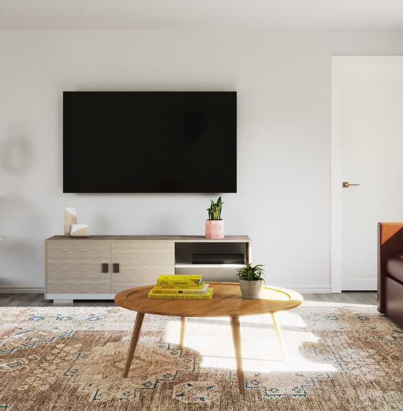 Eclectic, Industrial, Midcentury Modern, Scandinavian Living Room Design by Havenly Interior Designer Jennifer