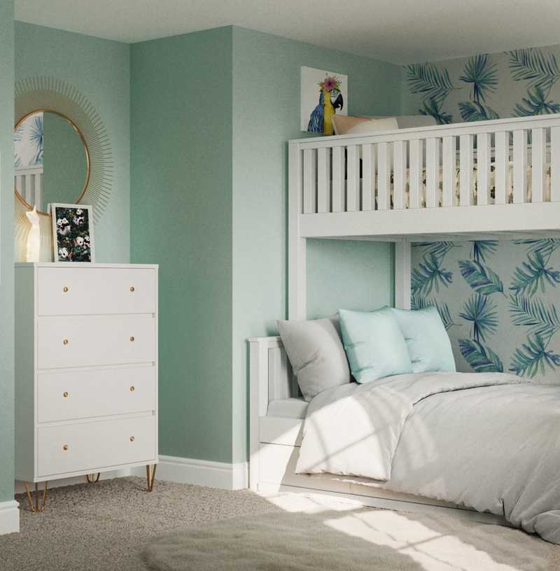 Modern, Bohemian, Glam, Transitional Bedroom Design by Havenly Interior Designer Kimberly
