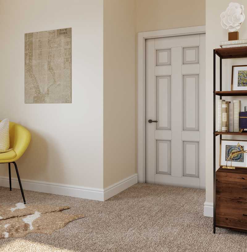 Midcentury Modern, Scandinavian Office Design by Havenly Interior Designer Caitlin