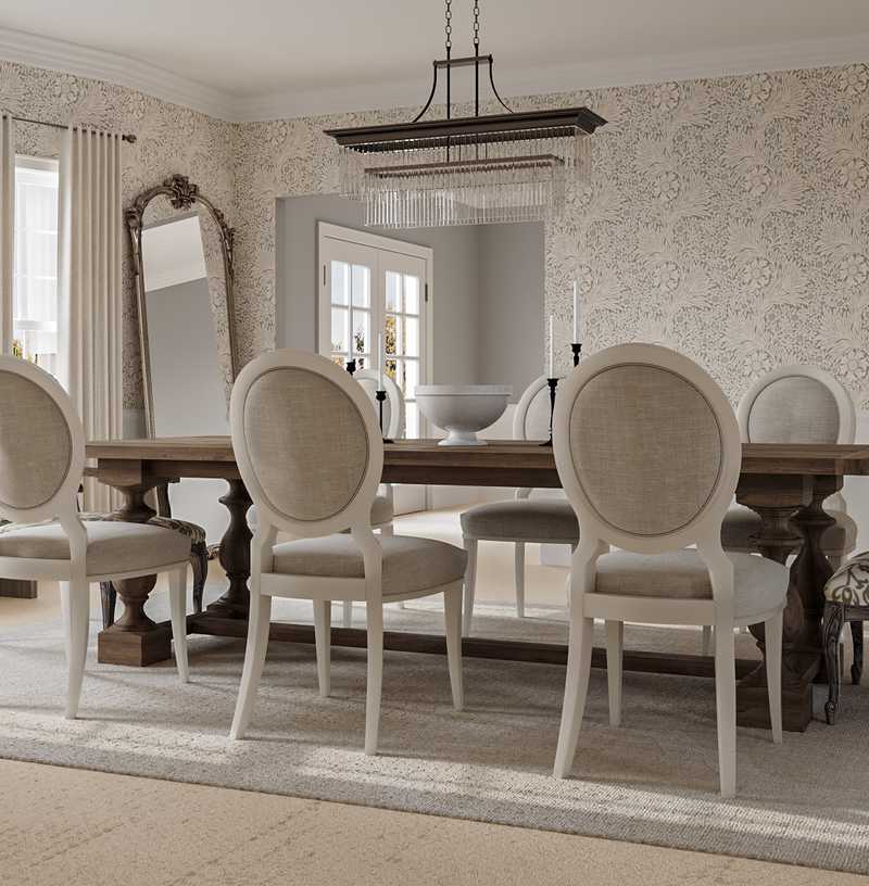 Classic, Traditional, Vintage, Classic Contemporary Dining Room Design by Havenly Interior Designer Colleen