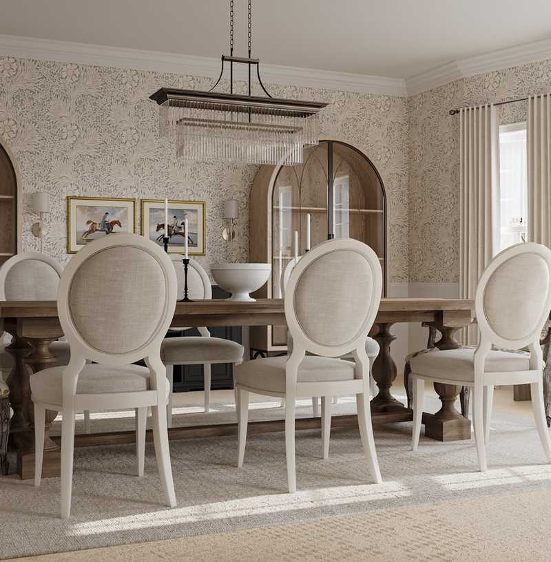 Classic, Traditional, Vintage, Classic Contemporary Dining Room Design by Havenly Interior Designer Colleen