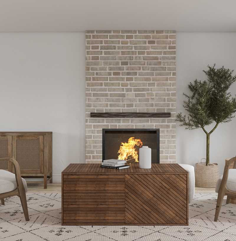 Contemporary, Modern, Bohemian Living Room Design by Havenly Interior Designer Laura