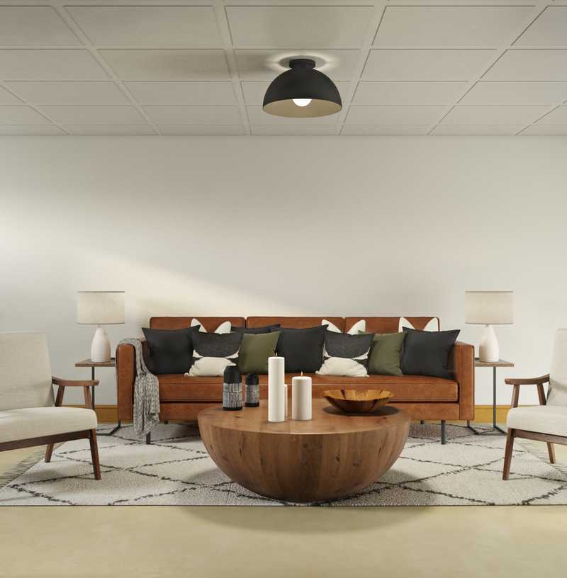 Modern, Industrial, Scandinavian Living Room Design by Havenly Interior Designer Tara