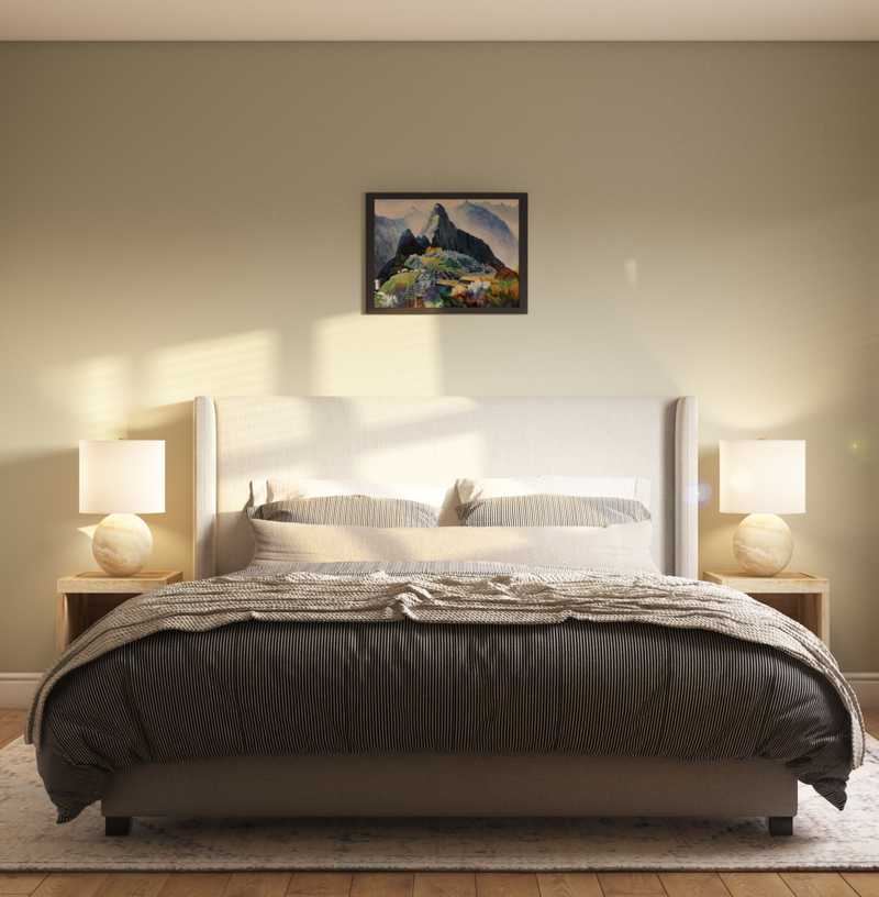 Coastal, Farmhouse, Rustic Bedroom Design by Havenly Interior Designer Sarah