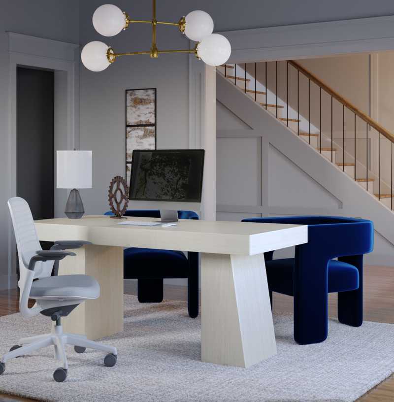 Office Design by Havenly Interior Designer Rebecca