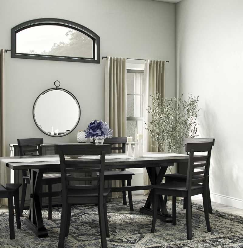 Classic, Eclectic, Traditional, Rustic Dining Room Design by Havenly Interior Designer Karen