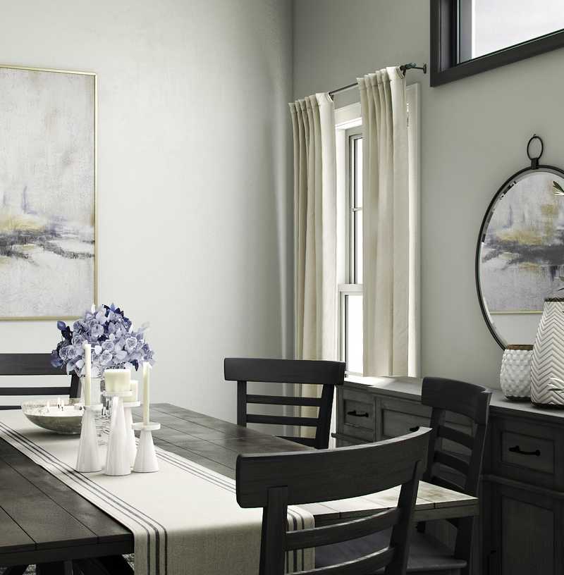 Classic, Eclectic, Traditional, Rustic Dining Room Design by Havenly Interior Designer Karen
