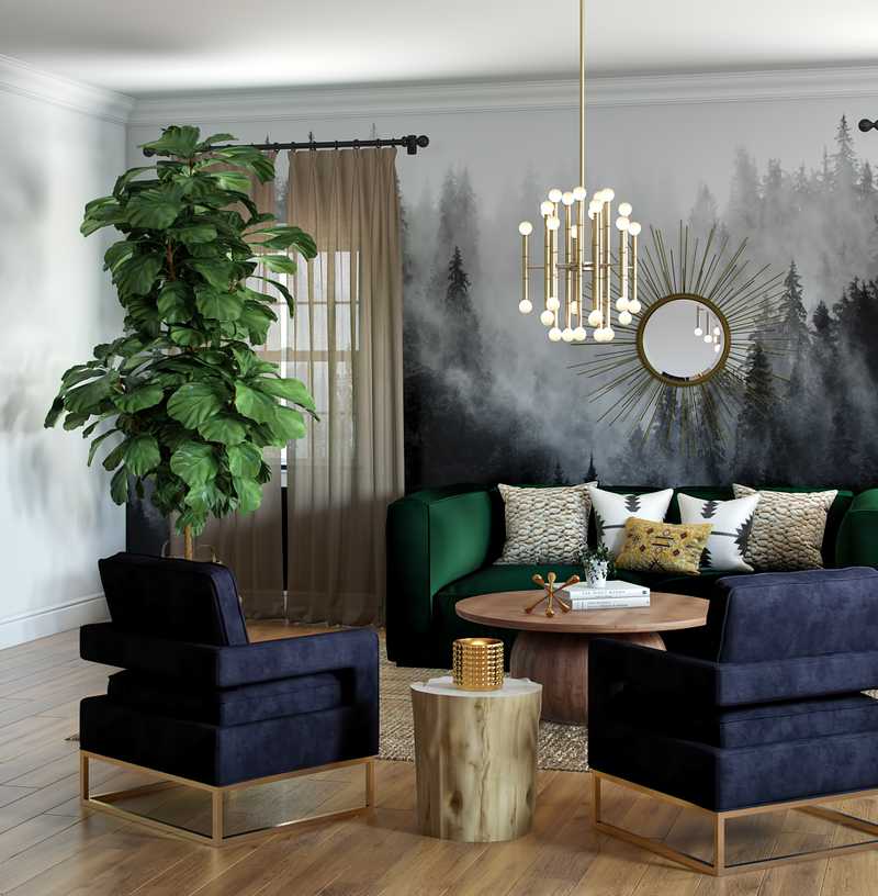 Eclectic, Bohemian, Industrial, Vintage, Global Office Design by Havenly Interior Designer Tara