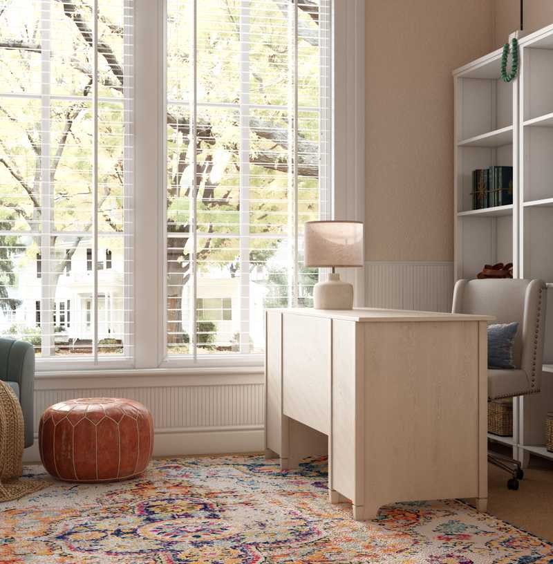 Midcentury Modern Office Design by Havenly Interior Designer Jordan