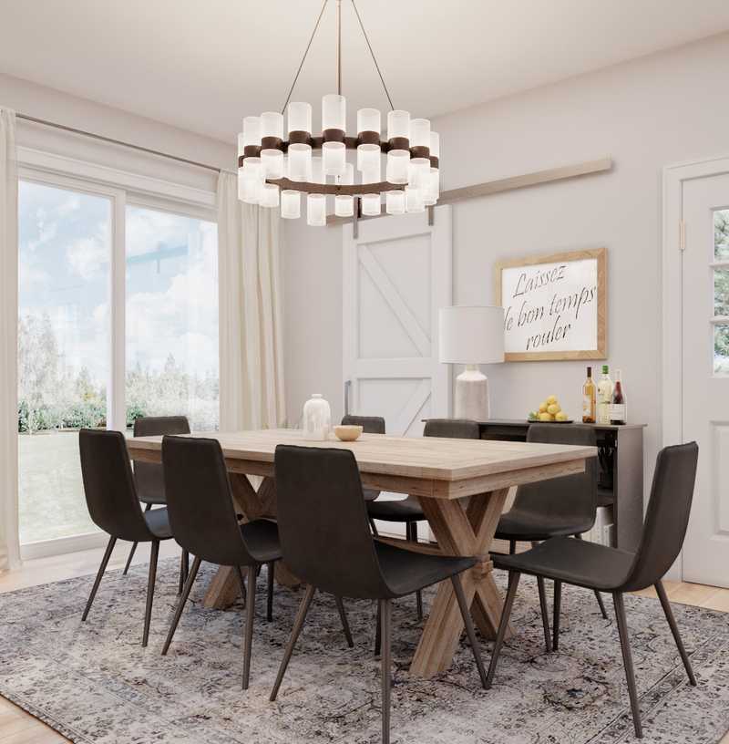 Midcentury Modern, Scandinavian Dining Room Design by Havenly Interior Designer Caitlin
