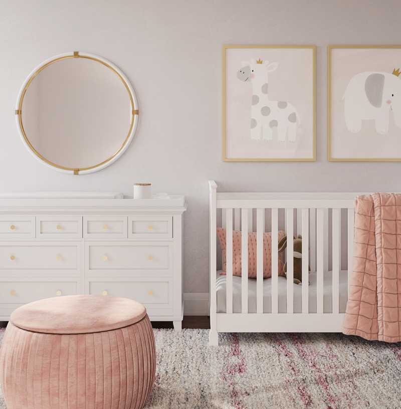 Traditional, Transitional Nursery Design by Havenly Interior Designer Nayely