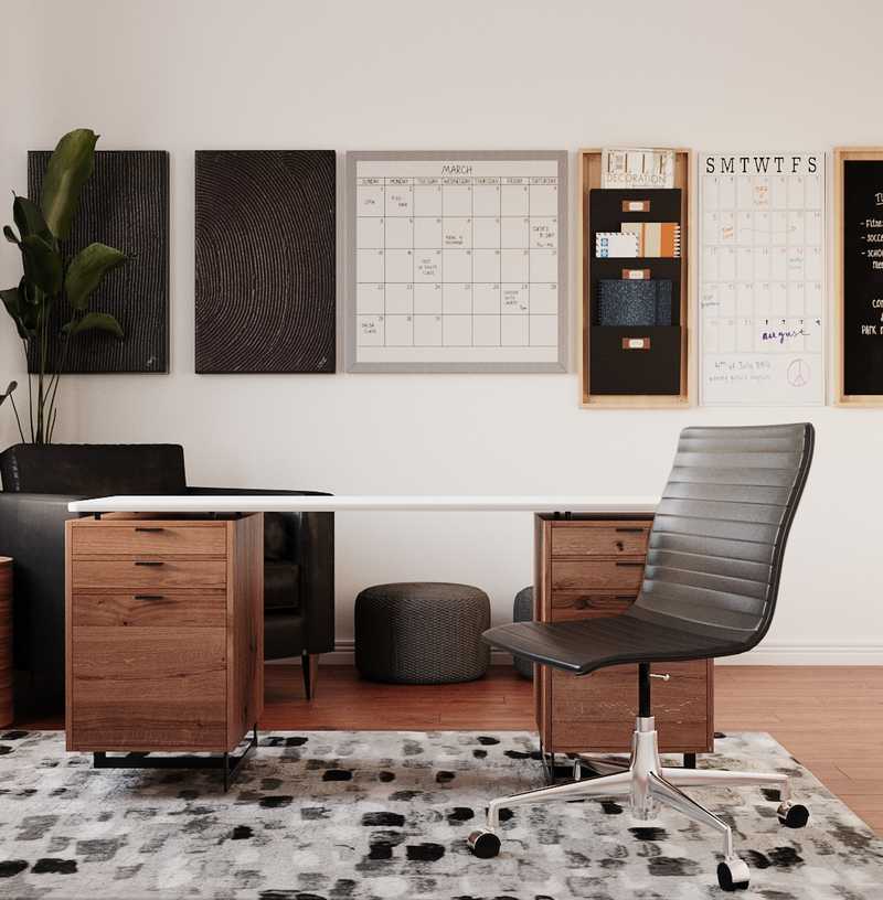 Eclectic Office Design by Havenly Interior Designer Julio