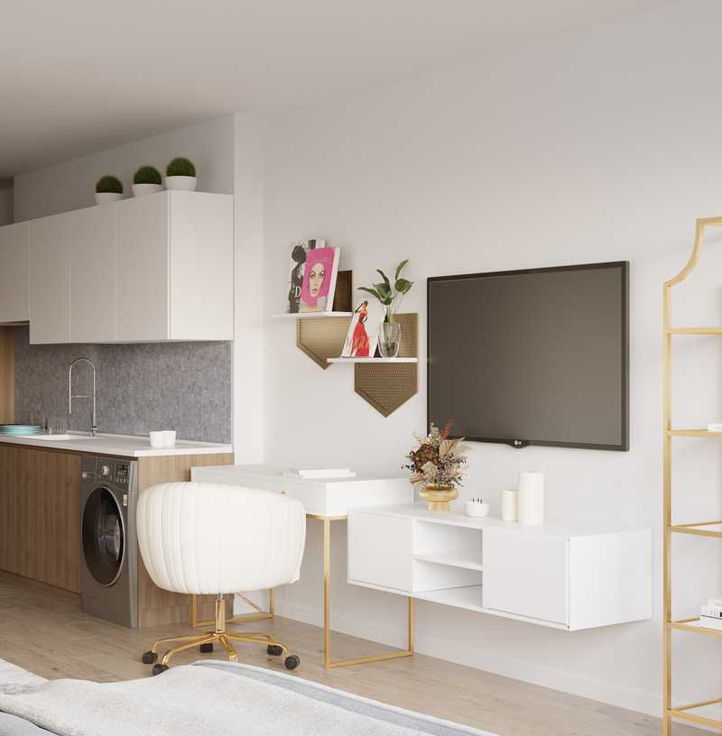 Modern, Glam Not Sure Yet Design by Havenly Interior Designer Safek