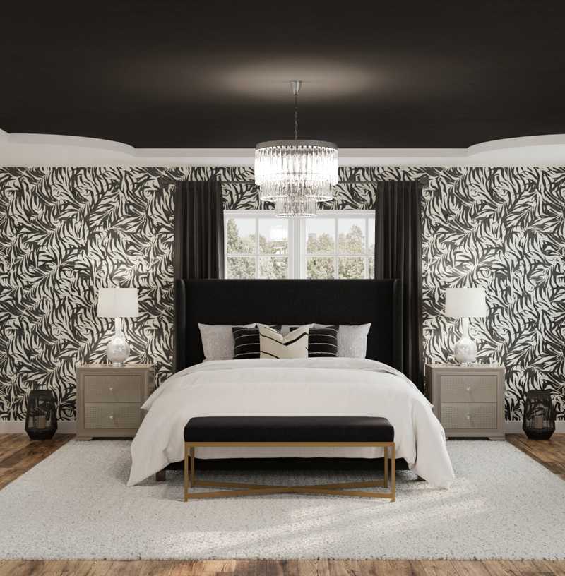 Contemporary, Modern, Glam, Transitional Bedroom Design by Havenly Interior Designer Megan