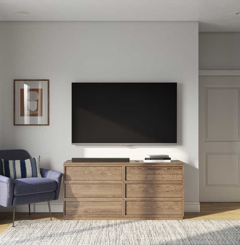 Contemporary, Modern, Industrial, Midcentury Modern Bedroom Design by Havenly Interior Designer David
