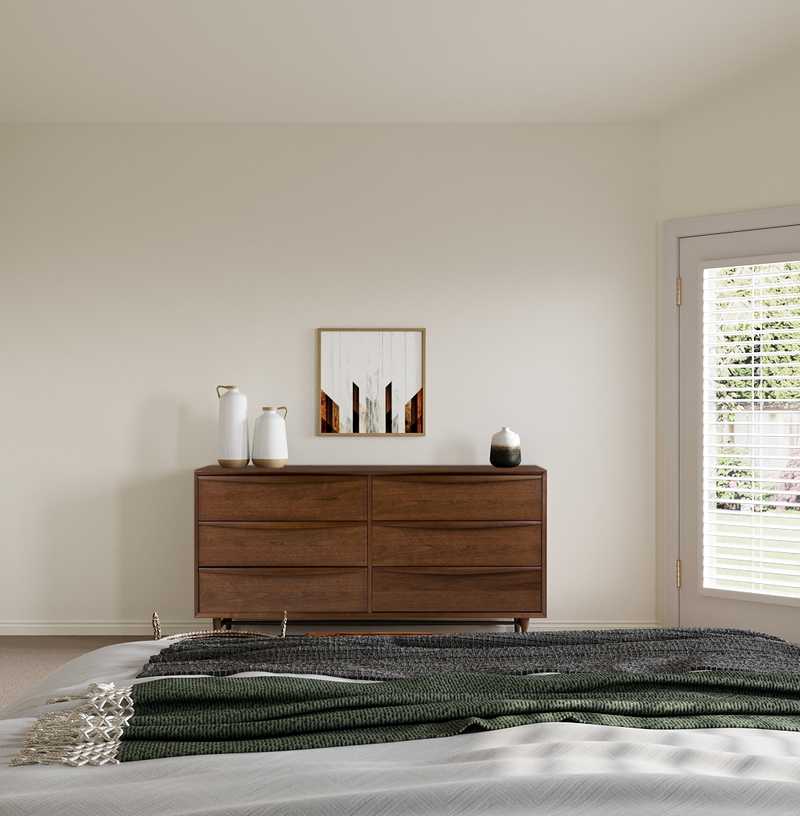 Bohemian, Rustic, Scandinavian Bedroom Design by Havenly Interior Designer Allison