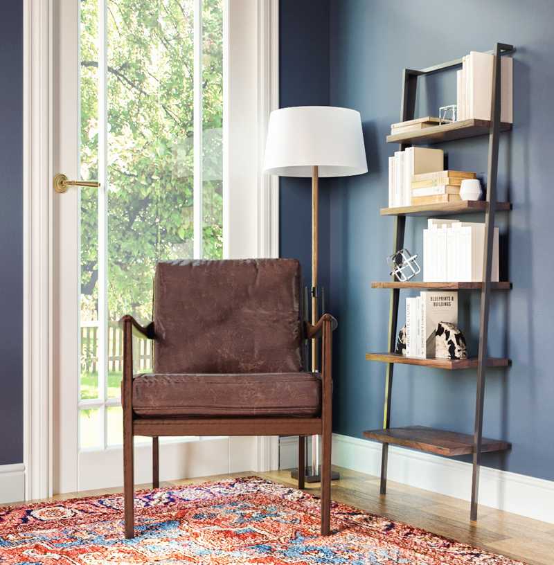 Contemporary, Eclectic, Bohemian Office Design by Havenly Interior Designer Alycia